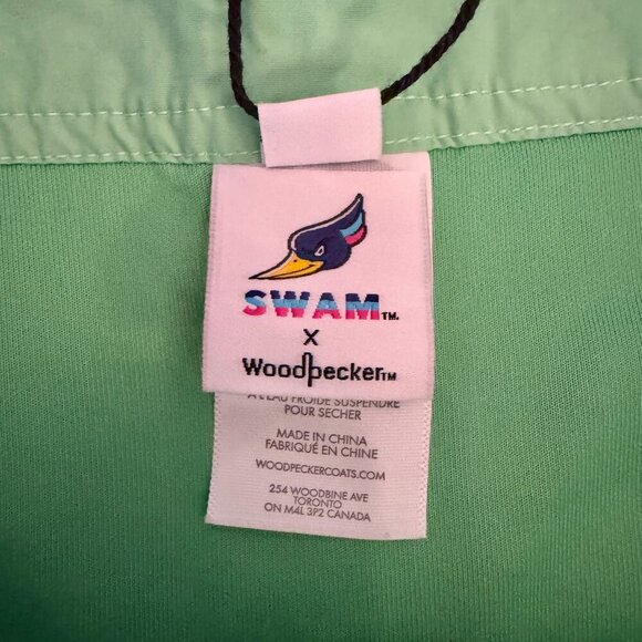 SWAM x Woodpecker Light Green Swim Shorts NWT - Picture 10 of 13
